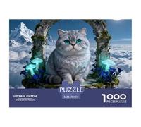 Exotic Shorthair1000 Piece Puzzle Puzzle Cute Cats Colourful Puzzle for Adults Children 70x50cm/1000pcs