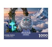 Exotic Shorthair1000 Piece Puzzle Puzzle Games Cute Cats A Challenging Puzzle for Adults Children 38x26cm/1000pcs