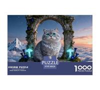 Exotic Shorthair1000 Piece Puzzle Puzzle Games Cute Cats A Challenging Puzzle Gifts for Women And Men 38x26cm/1000pcs