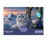 Exotic Shorthair1000 Piece Puzzle Puzzle Games Cute Cats A Challenging Puzzle Gifts for Women And Men 38x26cm/1000pcs