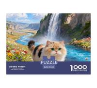 Exotic Shorthair1000 Piece Puzzle Puzzle Games Cute Cats Colourful Puzzle for Adults 70x50cm/1000pcs