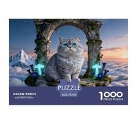 Exotic Shorthair1000 Piece Puzzle Puzzle Games Cute Cats Colourful Puzzle for Adults Children 70x50cm/1000pcs