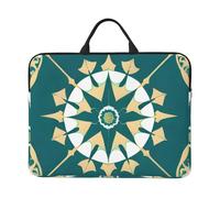 Exotic style floral 14-inch Laptop Case,all-over print,Oxford cloth,thickened pearl cotton protection,classic carrying strap