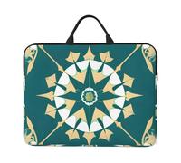 Exotic style floral Prints 14-Inch Laptop Sleeve Waterproof And Shockproof Suitable For Office Work Business Trips And Daily Travel.