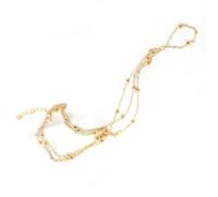 Exotic style super flash temperament anklet court ethnic style fairy gas COS ancient clothing anklet jewelry accessories beach photo (Gold - anklet (one))