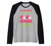 Exotic Summer Beach Dragonfruit Fun Design Raglan Baseball Tee