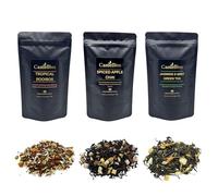 Exotic Tea Selection, 3 Loose Leaf Teas, Camellios (3 Flavours, 100g Each)