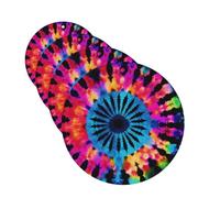 Exotic Tribe Tie Dye Style Car Air Fresheners Cards 4 Pcs Hanging Fragrance Scented Cards Long-Lasting Car Aromatherapy Tablets for Wardrobe Bathroom Car Interior Mirror Pendant Gifts