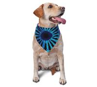 Exotic Tribe Tie Dye Style Dog Bandana Pet Scarf Accessories for Small Medium Dogs Cats Photo Prop, Triangle Pet Bandanas Adjustable Puppy Bib Washable Dog Kerchief Puppy Neckerchief