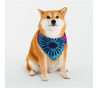 Exotic Tribe Tie Dye Style Dog Bandanas Medium Adjustable Dog Scarf Triangle Bibs Double Reversible Kerchief Scarf Washable Daily Handkerchief for Medium Large Dog Puppy Cat Gift