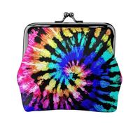 Exotic Tribe Tie Dye Style Lightweight Wallet Minimalist Wallet For Daily Commute And Travel Adventures, Black, One Size, Art Deco