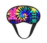 Exotic Tribe Tie Dye Style Print Blackout Sleep Mask - Side Sleeper Eye Cover, Soft Comfort, Perfect for Travel, Meditation