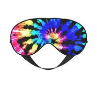 Exotic Tribe Tie Dye Style Print Breathable Full-Cover Eye Mask Stylish Adjustable Nap Night Restful Environment