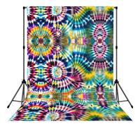 Exotic Tribe Tie Dye Style Print Photo Studio Background 5x7ft Soft Photo Backdrop Curtain For Studio Content Creator Equipment