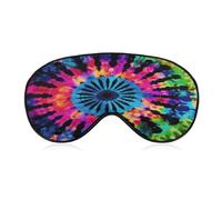 Exotic Tribe Tie Dye Style Sleep Mask,Adjustable Strap Sleeping Mask, Complete Light Blocking Sleep Shade Cover,Soft Breathable Comfortable Blindfold for Women and Men