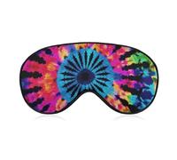 Exotic Tribe Tie Dye Style Sleep Mask Soft Comfortable Eye Mask with Adjustable Strap Eye Cover Eye Shade for Men Women Work Travel