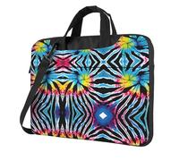 Exotic Tribe Tie Dye Style Stylish Laptop Bag With Full-Print Design â€“ Lightweight And Protective 600d Oxford Polyester Bag With Soft Lining, Perfect For Work, Travel & School