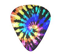 Exotic Tribe Tie Dye Style Unique Guitar Picks With Clear Prints And Multiple Thicknesses