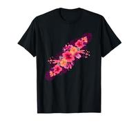 Exotic Tropical Hibiscus Floral Bouquet Summer Vibes T-Shirt