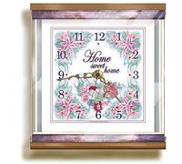 Exotic Yellow Ltd Home Sweet Home. No alarm. Wall Clock. PCHSH1 A gift for a loving home.