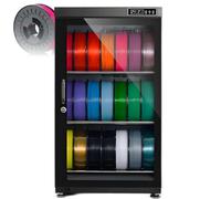 ExoticaBlend 3D Printer Filament Dryer and Storage Box, Holds 10-12/15-21 Rolls, Dehumidifies to 15%-60% RH, for Home and Small Studio Use 115L