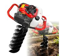ExoticaBlend 999CC Post Hole Digger, Auger Post Hole Digger Easy Start, 4-Stroke Xtreme Engine, Gas Powered Earth Auger for Farmland, Garden 30cm