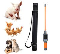 ExoticaBlend Animal Ear Tag Scanner with LCD Display, 134.2 KHz Handheld Pet Microchip Scanner Reader for Dog/Cat/Pig/Animal, Storage Up to 20000 Datas, Read Time > 100ms