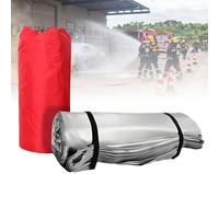 ExoticaBlend Car Fire Blanket for Electric & Gas Vehicles, 1100°C Reusable Emergency Fire Suppression Blanket, Fiberglass + Double-Sided Silicone Survival Safe Blankets, Vehicle Accident 3x4m