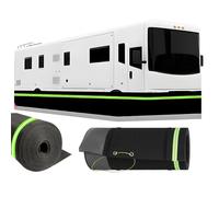 ExoticaBlend Easy Installation RV Skirting, Travel Wheel Skirt for Mobile Home Exterior, with Tightly Metal Plates, Convenient Storage Wheel Rv Cover for Garden,Outdoor, Yard 14m/45ft