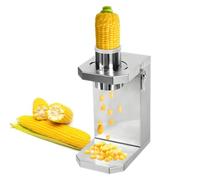 ExoticaBlend Electric Corn Kernel Remover, Automatic Corn Sheller Machine with Stainless Steel Body and Detachable Cutter for Kitchen and Restaurant Use both