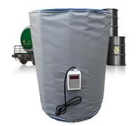 ExoticaBlend Electric Drum Heater Blanket, Industrial Barrel Warmer,Full cover drum heating blanket,use for plastic or metal oil drum,Barrel heater,Bucket heater Grey-1000l