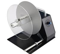 ExoticaBlend Label Rewinder Machine Automatic Label Rewinder Width 110mm Diameter 180mm o-ne-way Label Rewinder 0-4 inch/s Speed-Adjustable