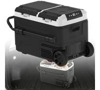 ExoticaBlend Refrigerator, Electric Cooler, Car Fridge 12V/24V DC 100~240V AC, Portable Freezer -4℉~68℉, APP Control, Portable Refrigerator Fridge for Truck, RV, Camping,Travel 50L