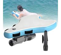 ExoticaBlend Upgraded 3-in-1 Inflatable Bodyboard - 500W/700W Brushless, 10-Speed Remote + Thruster, 7-11 km/h, 10000/16000mAh Battery, Jet Board Electric Surfboard for Adults & Kids 500W-10A