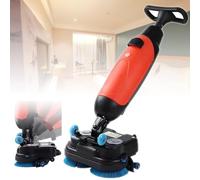 ExoticaBlend Walk-Behind Floor Scrubber Dryer - 17" Scrub Path, Dual 1.2 & 2 Gal Tanks, 1200㎡/H Coverage, for Wood, Tile, Terrazzo, Marble & Cement Floors Red