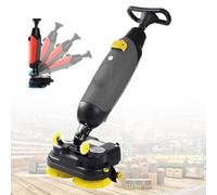 ExoticaBlend Walk Behind Floor Scrubber Dryer, with 17" Scrub Path, 1.2+2 Gal Tank, Coverage 1200㎡/H, Suitable for Wooden Floors, Tiles, Terrazzo, Marble, Cement Floors Grey