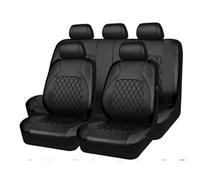 EXOTUF Car Seat Cover Sets for Toyota Corolla 5-door Hatchback E210 2018 2019 2020 2021 2022 2023 2024 2025, Full Leather NonSlip Waterproof Breathable Seat Cushion Protector,Black