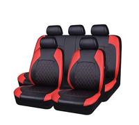 EXOTUF Car Seat Cover Sets for Toyota Corolla 5-door Hatchback E210 2018 2019 2020 2021 2022 2023 2024 2025, Full Leather NonSlip Waterproof Breathable Seat Cushion Protector,Red