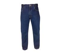 EXPAND-A- BAND Denim Blue Jeans Waist 32-48 Regular Fit Self Adjusting Waist Elasticated Sides Short Regular Long Comfortable Pants Bottoms Plain Comfy Straight basic