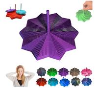 Expand Sensory Frustration Star, Fractal Fidget Hexagon-3D Star Shaped Fidget Toys for Stress Relief, Anti-Stress Sensory Cubes for Kids & Adults, Toys for Kids, Anxiety Relief (Purple, M)
