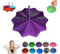 Expand Sensory Frustration Star, Fractal Fidget Hexagon-3D Star Shaped Fidget Toys for Stress Relief, Anti-Stress Sensory Cubes for Kids & Adults, Toys for Kids, Anxiety Relief (Purple, S)