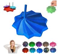 Expand Sensory Frustration Star, Fractal Fidget Hexagon-3D Star Shaped Fidget Toys for Stress Relief, Anti-Stress Sensory Cubes for Kids & Adults, Toys for Kids, Anxiety Relief (Blue, S)