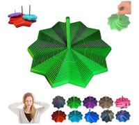 Expand Sensory Frustration Star, Fractal Fidget Hexagon-3D Star Shaped Fidget Toys for Stress Relief, Anti-Stress Sensory Cubes for Kids & Adults, Toys for Kids, Anxiety Relief (Green, L)