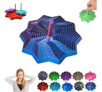 Expand Sensory Frustration Star, Fractal Fidget Hexagon-3D Star Shaped Fidget Toys for Stress Relief, Anti-Stress Sensory Cubes for Kids & Adults, Toys for Kids, Anxiety Relief (Laser Purple, S)