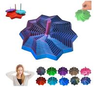Expand Sensory Frustration Star, Fractal Fidget Hexagon-3D Star Shaped Fidget Toys for Stress Relief, Anti-Stress Sensory Cubes for Kids & Adults, Toys for Kids, Anxiety Relief (Laser Purple, L)