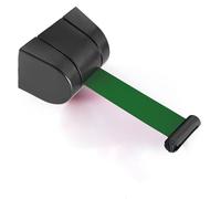 Expandable 32.81ft Retractable Barrier Ribbon for Crowd Control - Wall-Mounted Queue Management System for Supermarkets/Airports