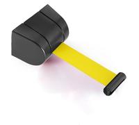Expandable 32.81ft Retractable Crowd Control Barrier Wall System for Supermarkets/Airports - High Visibility Belt & Adjustable (Color: B)
