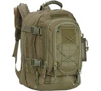Expandable 40-64L Military Tactical Backpack 3 Day Bag Hiking Gym Sport Camping, Green, Modern