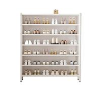 Expandable 8-Tier Shoe Rack, Space-Saving Narrow Shelves, Durable Footwear nizer for Entryway Living Room (24x134x70cm) - Maximize Storage & Style!