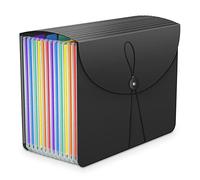 Expandable A4 File Organiser with 13 Pockets - Concertina Document Folder Box